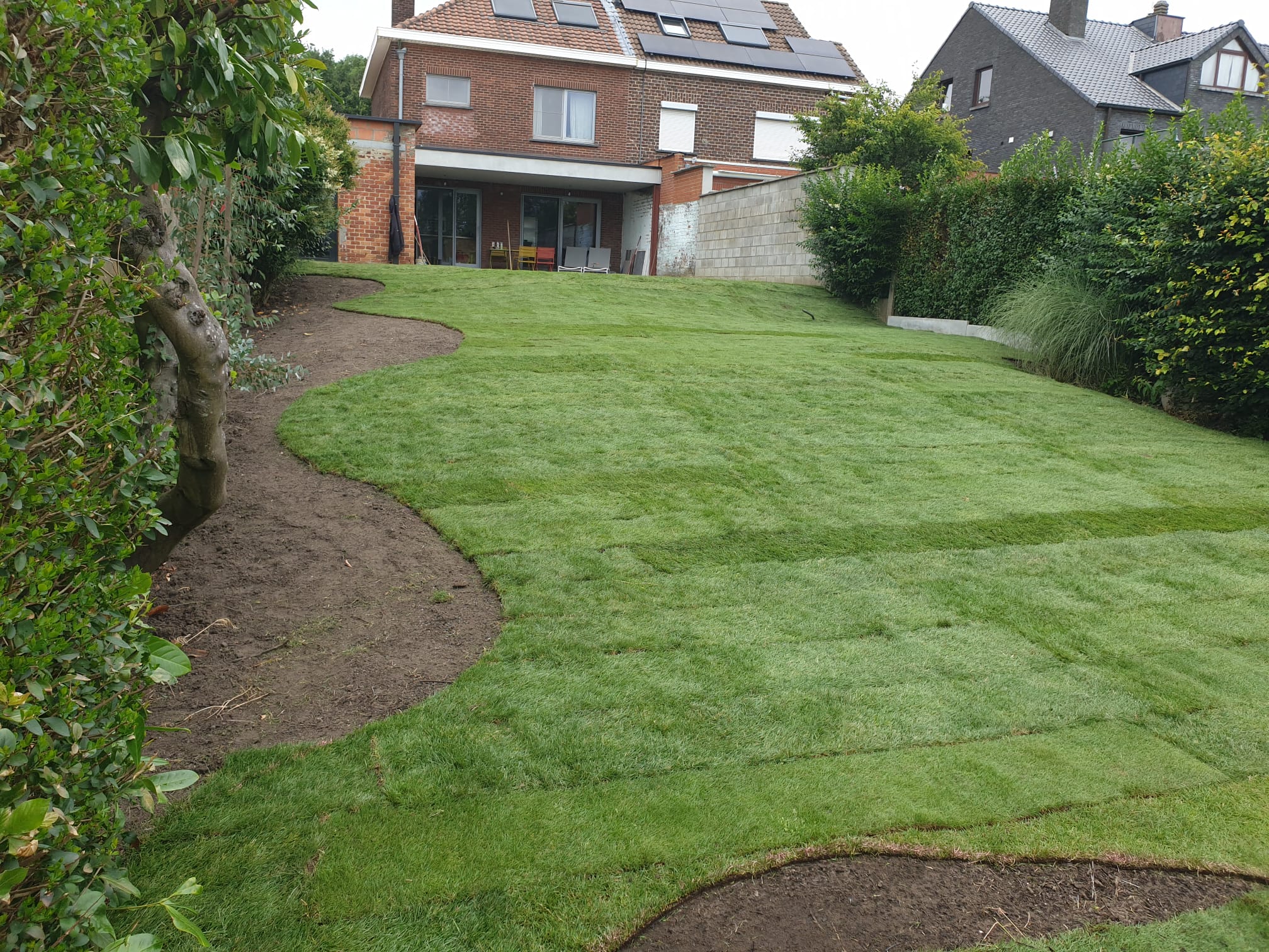 tuin aanleg Erps-Kwerps